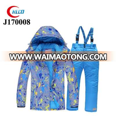 waterproof snow ski padding jacket and pants Suit Winter Sports Skiing Clothing Sets