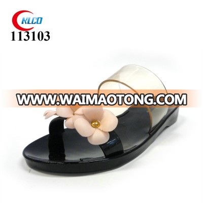 Most popular OEM design flower flip flop sandals, summer slippers