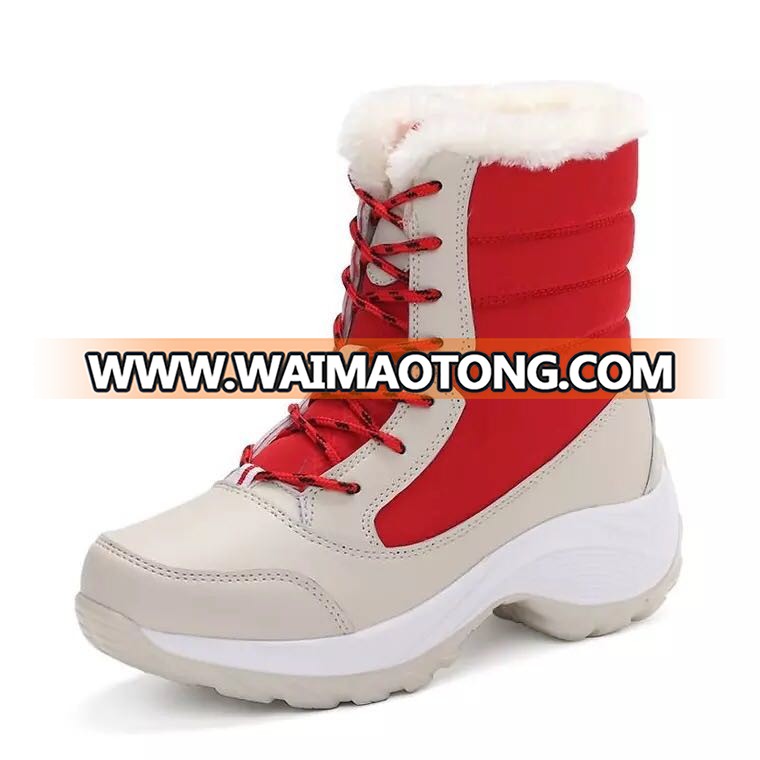 Lady wholesale warm winter snow boot women boot manufacturer cheap children boots