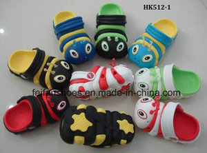 New Arrival Lovely Kids Caterpillar Cartoon Clogs Sandals (HK512-1)